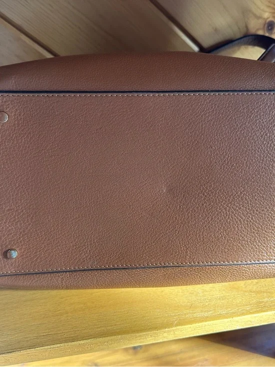 kate spade Brown Leather Tote with Top Handles - Picture 6 of 8